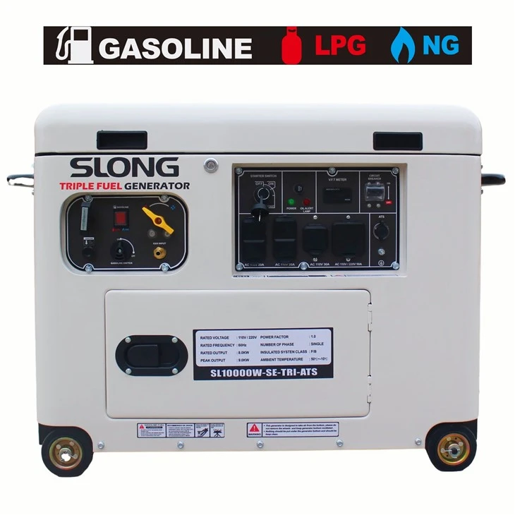 Viacpalivový generátor elektriny LPG